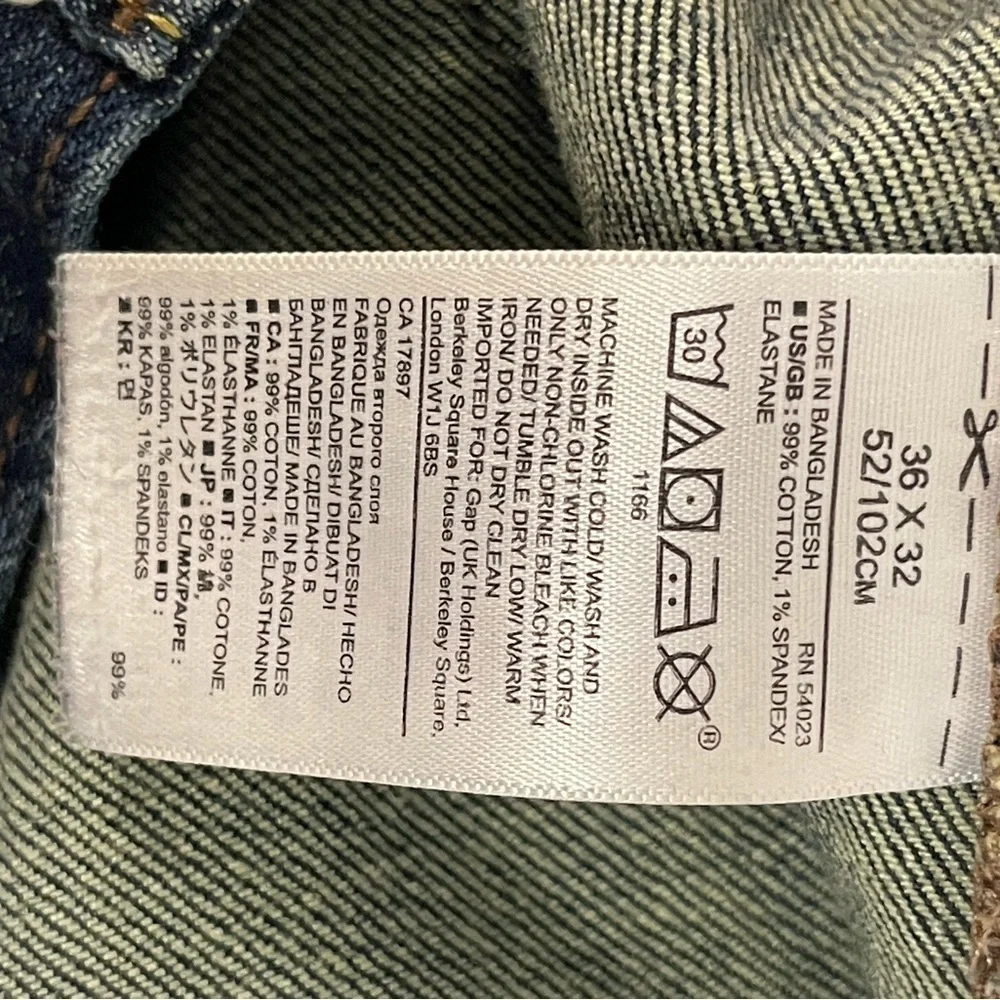 Banana Republic Factory Mens athletic fit Jeans Dark Wash - Picture 9 of 9